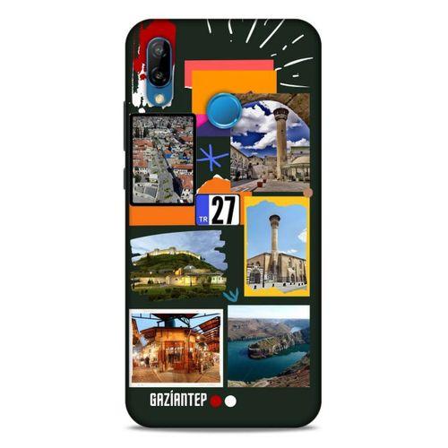 Lopard Huawei P20 Lite Uyumlu Kılıf Şehirli ※ (27) Gaziantep Tasarımlı Kılıf