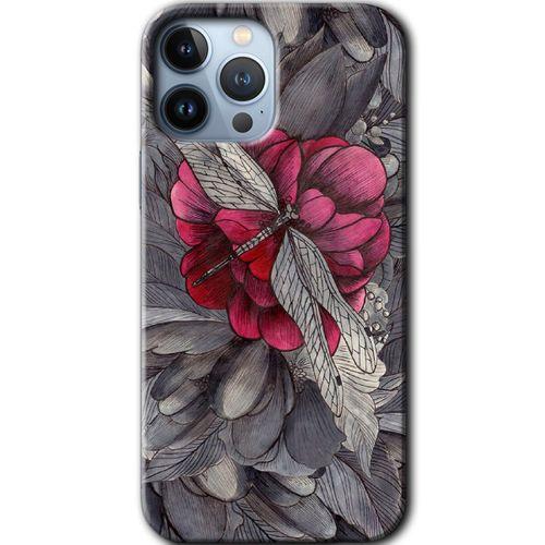 iPhone 13 Pro Max Kılıf Baskılı Kapak - kelebek Ömrü +Tam Ekran Koruyucu