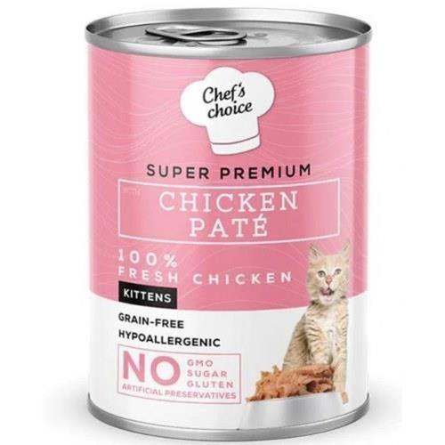 Chefs Choice Tavuklu Konserve Yavru Kedi Maması 400 G