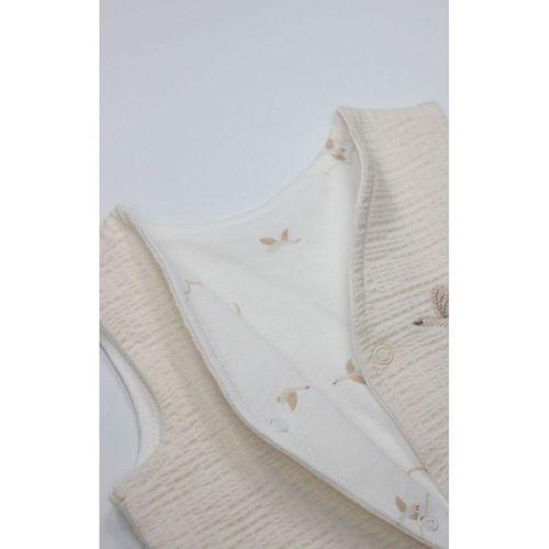 Bistyle Bistyle Yelek Çift Taraflı Love You Smile 18115 Ekru