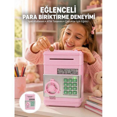 Elektronik Şifreli Otomatik Para Yutan Çocuk Kumbarası