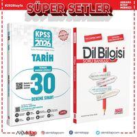 Data 2026 KPSS Tarih Ultra 30 Deneme ve AKM Dil Bilgisi Soru Bankası Seti 2 Kitap