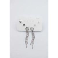 Çoklu Set Küpe - Gümüş