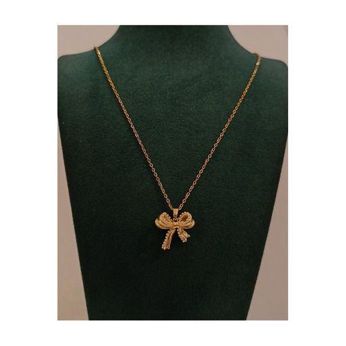 Monalisa Home Gold Renk Lüks Figürlü Gösterişli Kolye