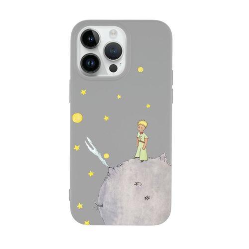 iPhone 14 Pro Uyumlu Küçük Prens Desenli Premium Silikonlu Lansman Telefon Kılıfı