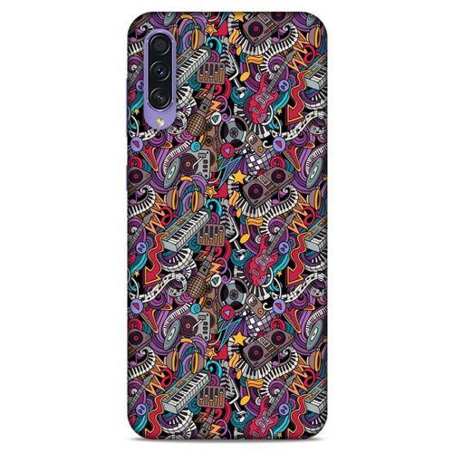 Retro (2) Desen Kabı Renkli Samsung Galaxy A50s Kılıf
