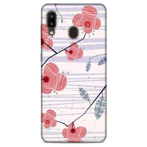 Samsung Galaxy A20 Kılıf Japonya (26) Tpu Silikon Kılıf Japon Kiraz Çiçekleri