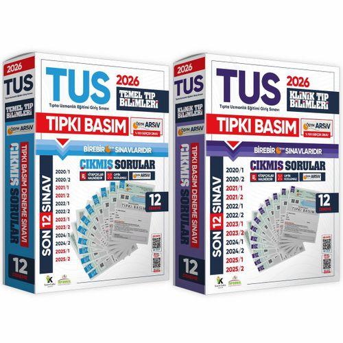 2026 TUS Temel&Klinik Tıp Bilimleri ÖSYM Çıkmış Soru Tıpkı Basım Son 6 Yıl 24lü Deneme Kitapçığı