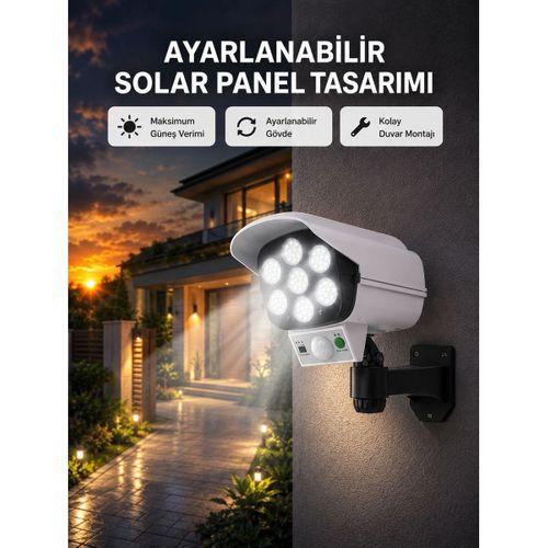 Pvc+pc Malzemeli, 2si 1 Arada Güvenlik Lambası – Ayarlanabilir Başlık Ve Panel Açısı