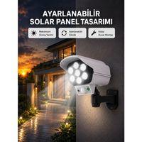 Pvc+pc Malzemeli, 2si 1 Arada Güvenlik Lambası – Ayarlanabilir Başlık Ve Panel Açısı