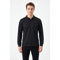Erkek Büyük Beden Mevsimlik Polo Yaka Cepli Sweatshirt BGL-ST05367