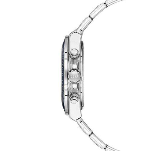 U.s. Polo Assn. USPA1130-01 Quartz Çelik Gri Lacivert 43 mm Erkek Kol Saati