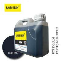 Feyink® Samink Canon Pro Serisi Plotter DYE Kartuş Dolum Mürekkebi PFI-1300 PFI-1700 MBK (Matt Black) -1000ml-