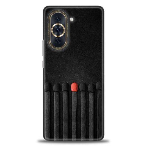 Huawei Nova 10 Kılıf HD Baskılı Kılıf - Kibrit Çöpleri + Tam Ekran Koruyucu
