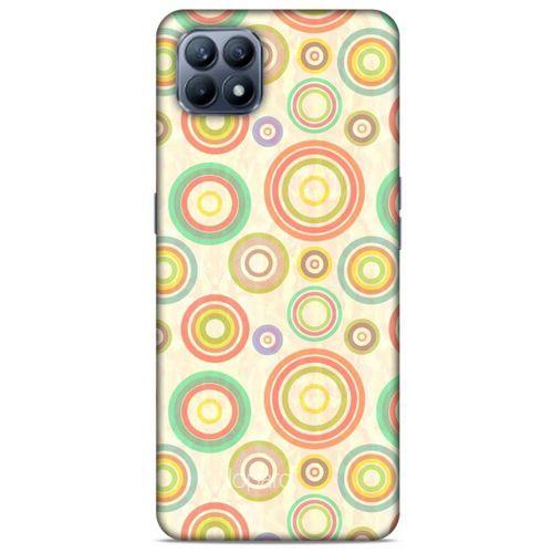 Huawei P40 Lite Kılıf Pastel Renkler (29) Arka Koruma Kılıfı Kırmızı Yeşil