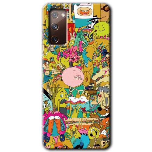 Potkal Hediye Fabrikası Samsung Galaxy S20 FE Kılıf HD Desen Baskılı Arka Kapak - Süper Çizgi Kahramanlar 2