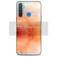 Paslı Renkler Turuncu Samsung Galaxy M10 Kılıf