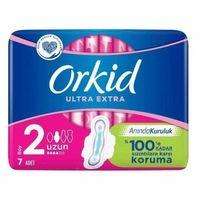 Orkid Ultra Ekstra Hijyenik Ped Boy 2 Uzun 7 Adet