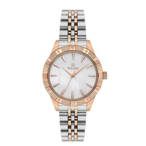 Wesse WWL113504 Quartz Çelik Rose/Gri Sedef Kadran 35 mm Kadın Kol Saati