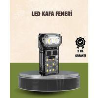 3’ü 1 Arada Led Far Şarj Edilebilir Sensörlü Manyetik 10 Saat Kullanım