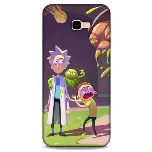 Samsung Galaxy J4 Plus Uyumlu Kılıf Rick And Morty (31) TPU Kılıf Cronenberg Rick