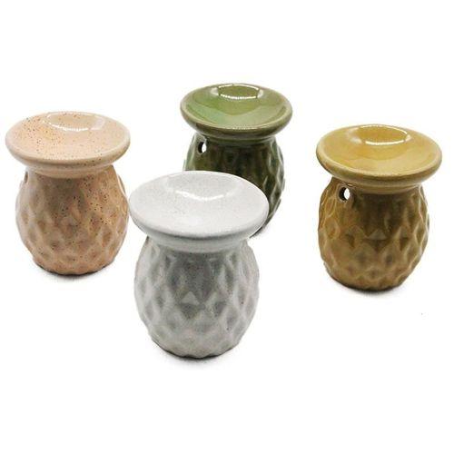 Seramik Doku Desenli Buhurdanlık