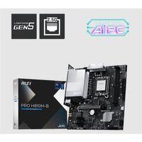 MSI PRO H810M-B DDR5 6400MHZ 1XHDMI 1XDP 1XM.2 MATX 1851P (INTEL ULTRA PROCESSORS SERIES 2)