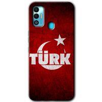 Tecno Spark 7T Kılıf HD Desen Baskılı Arka Kapak - Ayyıldız Türk