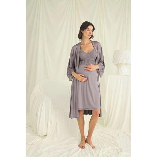 Dantelli Hamile Lohusa Sabahlık Takımı