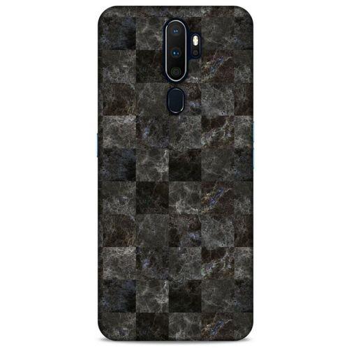 Mermer Desenli (47) Tema Crystal Flex Kılıf Zeytin Oppo A9 2020 Kılıf