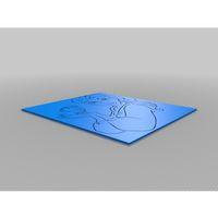 Prenses Belle Şablonu 3 2D (Bu ürün Sadece Plastik parçadır - Almadan Önce Soru Sorabilirsiniz)