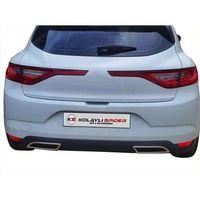 Renault Megane 4 Egzoz Çıkışı 2 Prç Krom 2017 ve Sonrası