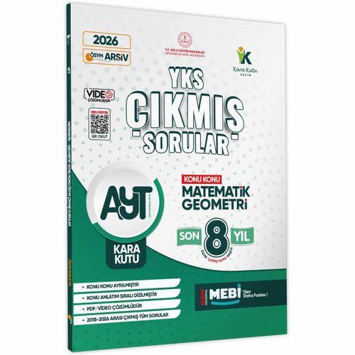 2026 YKS-AYT Sayısal Çıkmış Soru Bankası Kara Kutu 2’li Set Konu Konu Son 8 Yıl PDF/Video Çözümlü