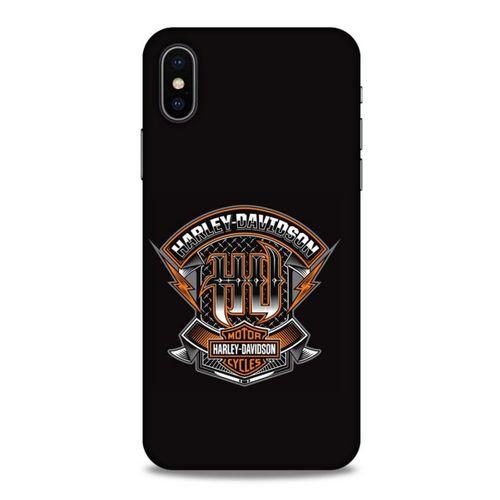 Apple iPhone XS Uyumlu Kılıf Motorsiklet (39) Liquid Crystal Kılıf Harley Davidson