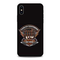 Apple iPhone XS Uyumlu Kılıf Motorsiklet (39) Liquid Crystal Kılıf Harley Davidson