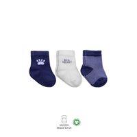 Bistyle 3'Lü Penye Soket Çorap BS10110 İndigo