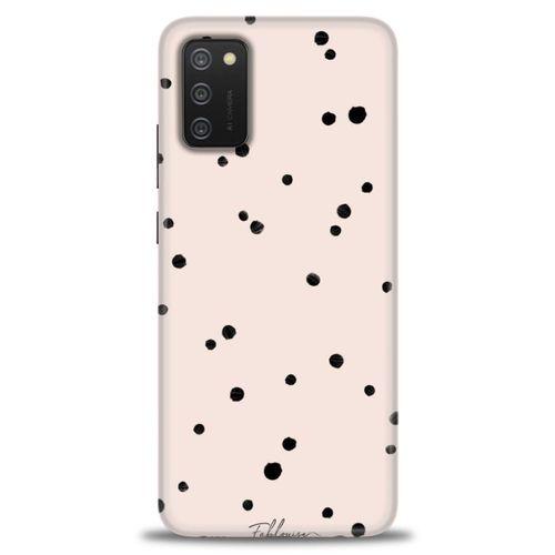 Samsung Galaxy A03S Kılıf HD Baskılı Kılıf - Puantiye + Tam Ekran Koruyucu