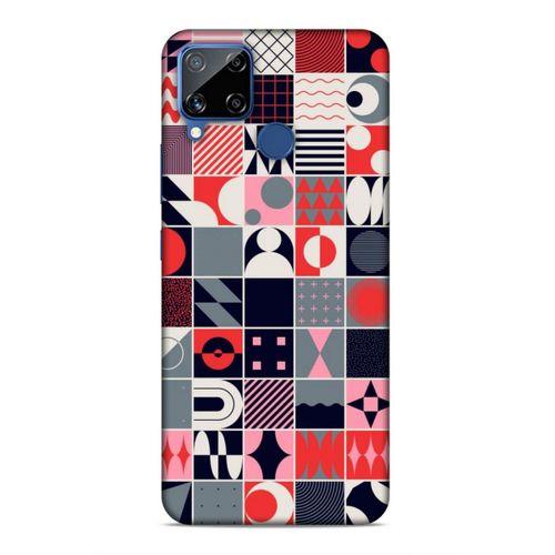 Realme C15 Uyumlu Kılıf Insomnia (26) Tpu Silikon Kılıf Kırmızı Krem