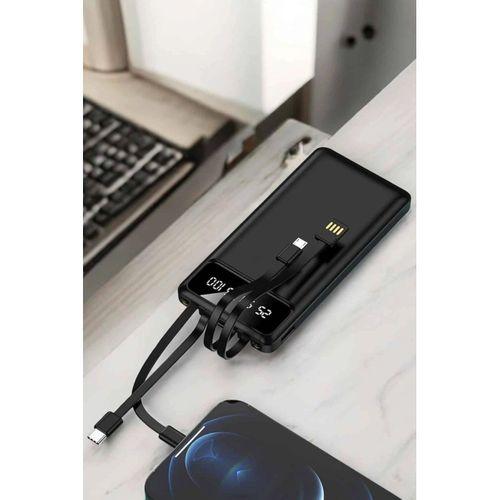 Powerbank 20.000 Mah Lcd Ekran Usb Lightning Type-c Uyumlu İos Ve Android