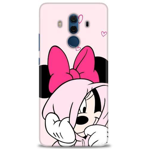 Huawei Mate 10 Pro Kılıf HD Baskılı Kılıf - Pink + Tam Ekran Koruyucu