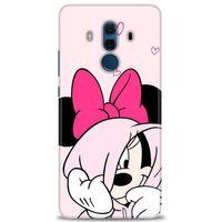 Huawei Mate 10 Pro Kılıf HD Baskılı Kılıf - Pink + Tam Ekran Koruyucu