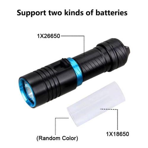Ws-4545 10w 1800 Lümen Şarjlı Su Altı Feneri Type-c, 5000 Mah, 100 M Menzil, Su Geçirmez