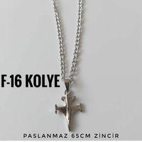 F-16 Metal Uçak Kolye