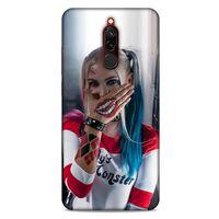 Xiaomi Redmi 8 Uyumlu Kılıf Harley Quinn (25) Antişok Kapak Kiremit
