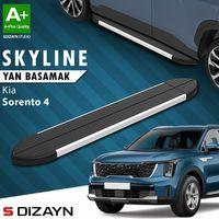 S-Dizayn Kia Sorento 4 Skyline Aluminyum Yan Basamak 183 Cm 2022 Üzeri A+ Kalite