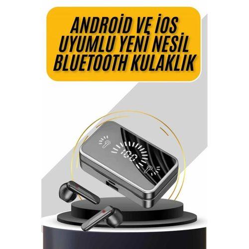 İos Android Uyumlu Bluetooth Kulaklık Kablosuz Kulaklık Yüksek Basslı
