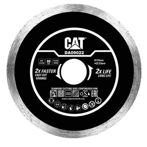 CAT DA09022 115mm Profesyonel Fayans, Seramik, Mermer Elmas Kesme Diski (Sürekli Kenar)
