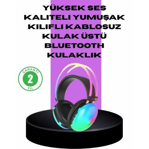 Rgb Aydınlatmalı Kablosuz Bluetooth  Kulaklığı