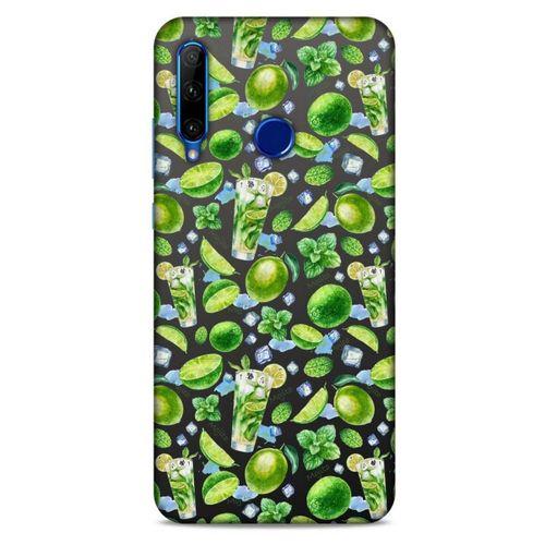 Frutix Lime 01 Huawei Y6P Kılıf Desenli Silikon