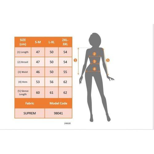 Kadın Uzun Kollu Hakim Yaka Yakadan Fermuarlı Geometrik Desenli Süprem Bluz